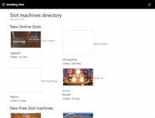 Tablet Screenshot of gambling-slots.info